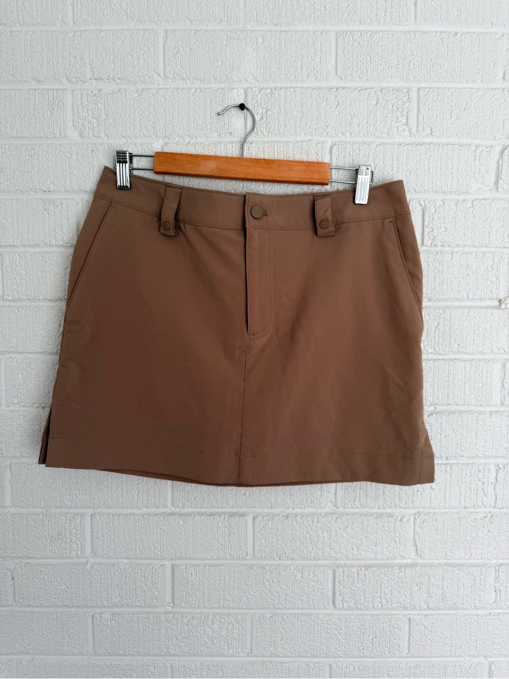 Under Armour Beige Athletic Mini Skort